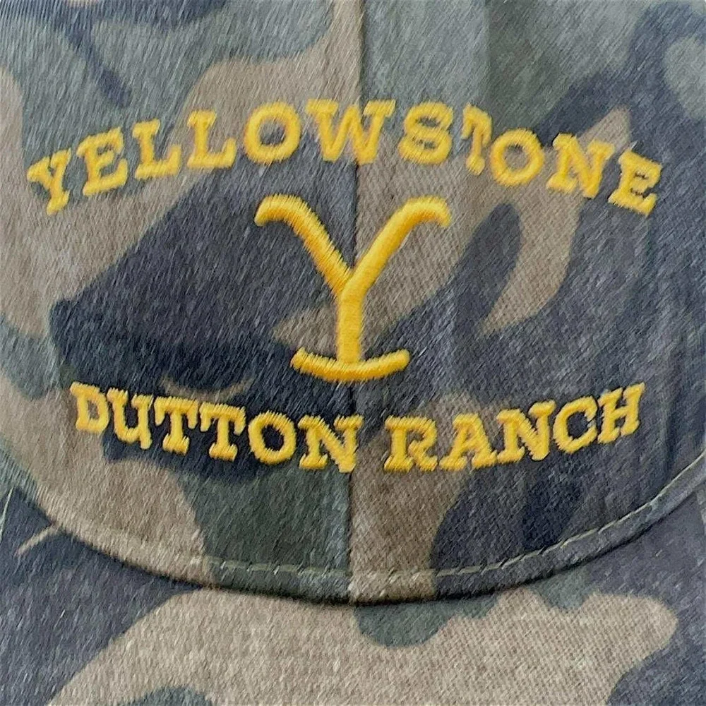 Yellowstone Dutton Ranch Hat Camo Trucker Cap‎ Y Adjustable Adult